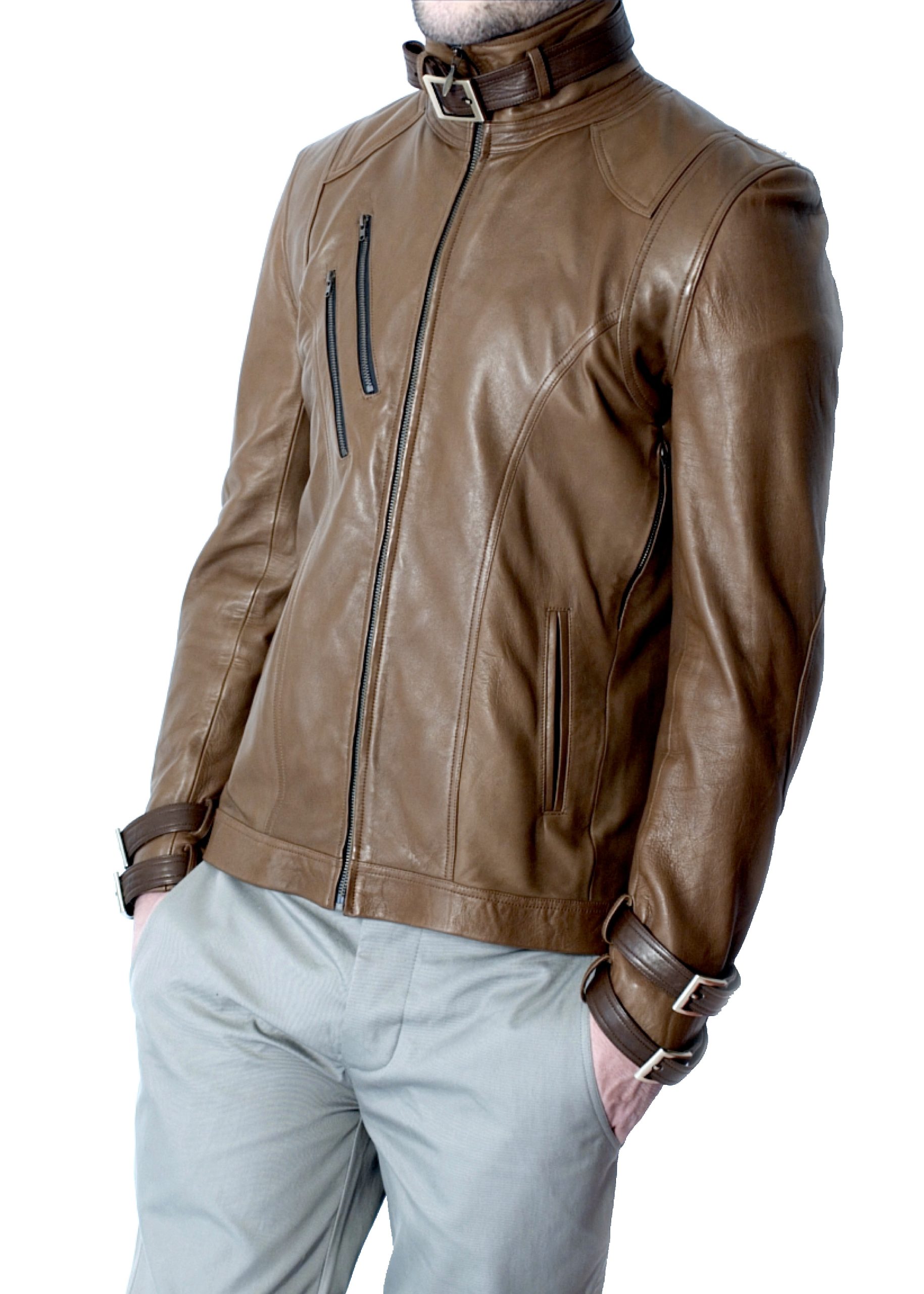 blouson cuir Edgar & todd