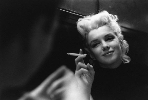Marilyn Monroe with Cigarette