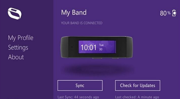 Microsoft band