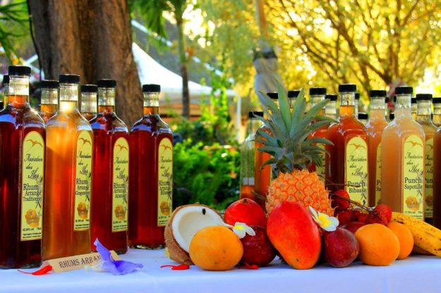 rhums arrangés colorés